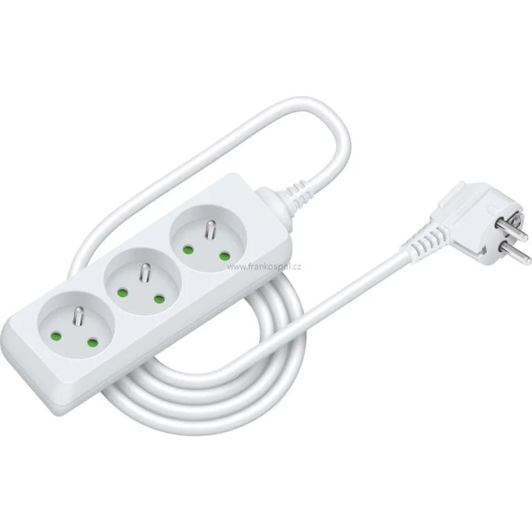 Zlevněný Prodlužovací kabel RETLUX RPC 02, 2m, bílý