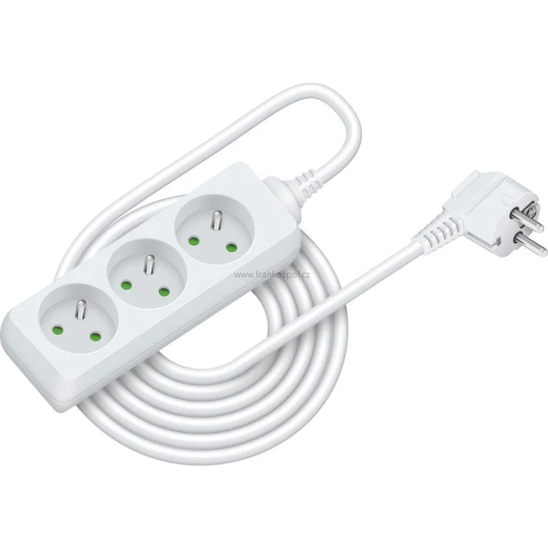 Akce Prodlužovací kabel RETLUX RPC 04, 5m, bílý