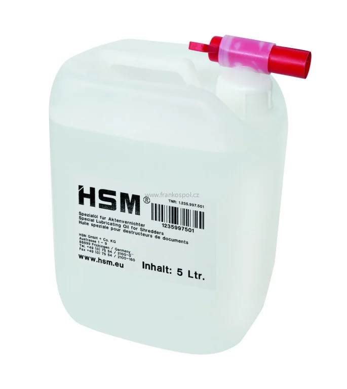 Zlevněný Mazací olej HSM, 5 l