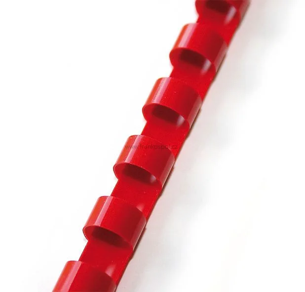 Plastové hřbety 28,5 mm, červené Odeslání Ihned