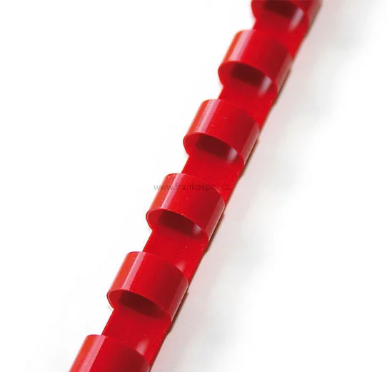 Horká Nabídka Plastové hřbety 6mm, červené