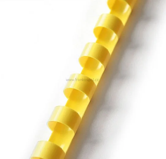 Aktuální Plastové hřbety 8mm, žluté