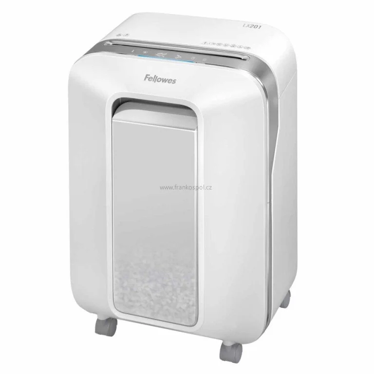 Skartovací stroj FELLOWES LX 201, bílý Omezená Nabídka