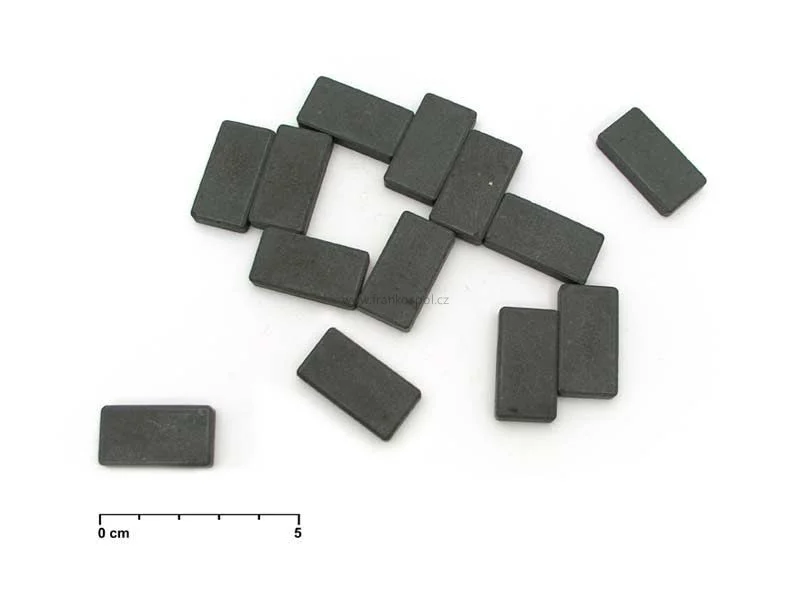 Poslední Šance Magnet obdélník, 15 x 28 mm, šedý