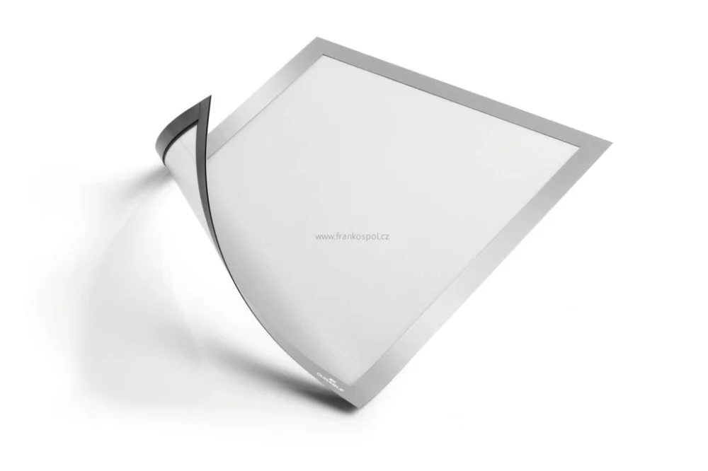 Oblíbený Magnetický rámeček DURABLE Duraframe Magnetic, A4, stříbrný