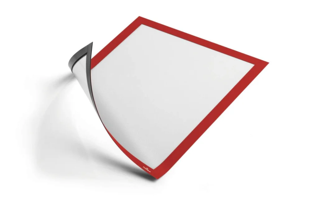 Magnetický rámeček DURABLE Duraframe Magnetic, A4, červený Aktuální