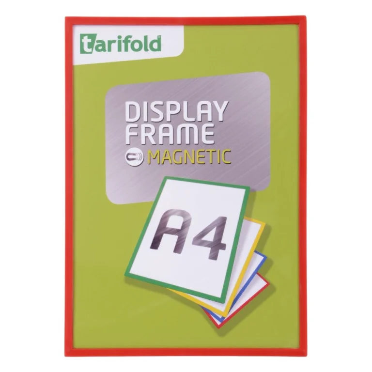 Magnetický rámeček TARIFOLD Display Frame, A4, červený Vrácení Zdarma