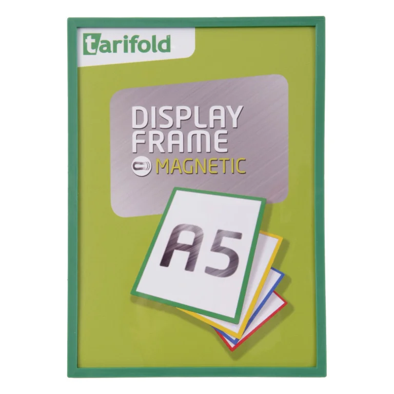 Magnetický rámeček TARIFOLD Display Frame, A5, zelený Přímo Od Výrobce