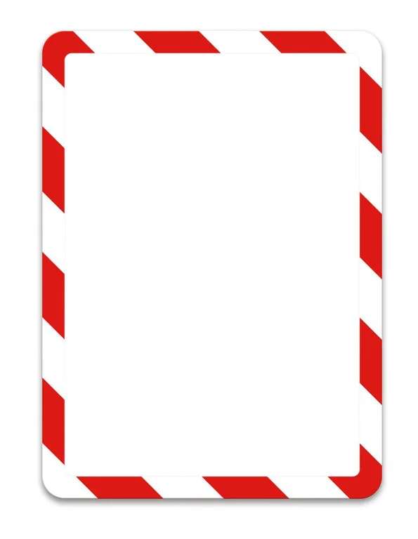 Magnetický rámeček TARIFOLD Magneto bezpečnostní, A4, červeno-bílý Akční Nabídka