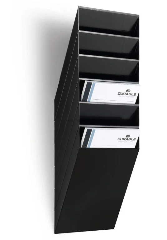 Prezentační odkladač DURABLE Flexiboxx 6, A4, černý Must-Have