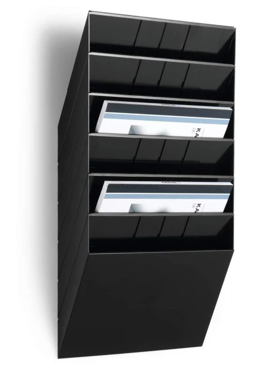 Prezentační odkladač DURABLE Flexiboxx 6, A4, černý Vrácení Zdarma