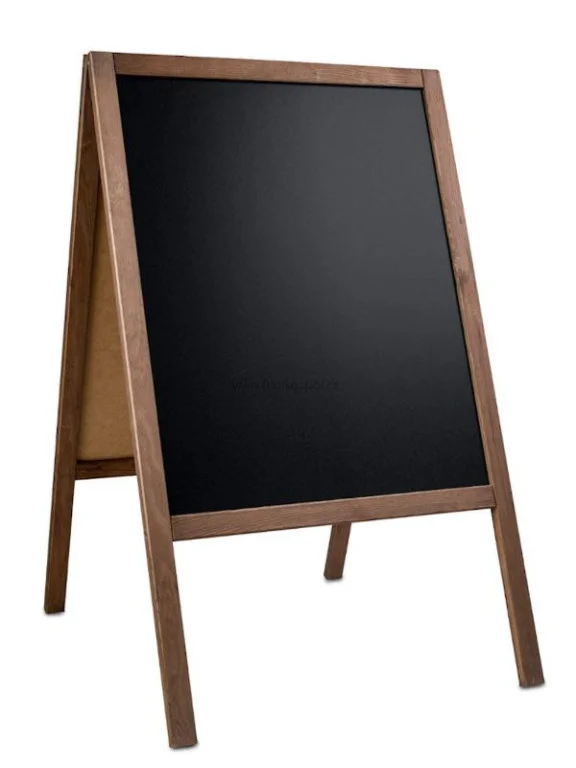 Reklamní stojan Classic M, dřevěný, 100 x 60 cm Tovární Cena
