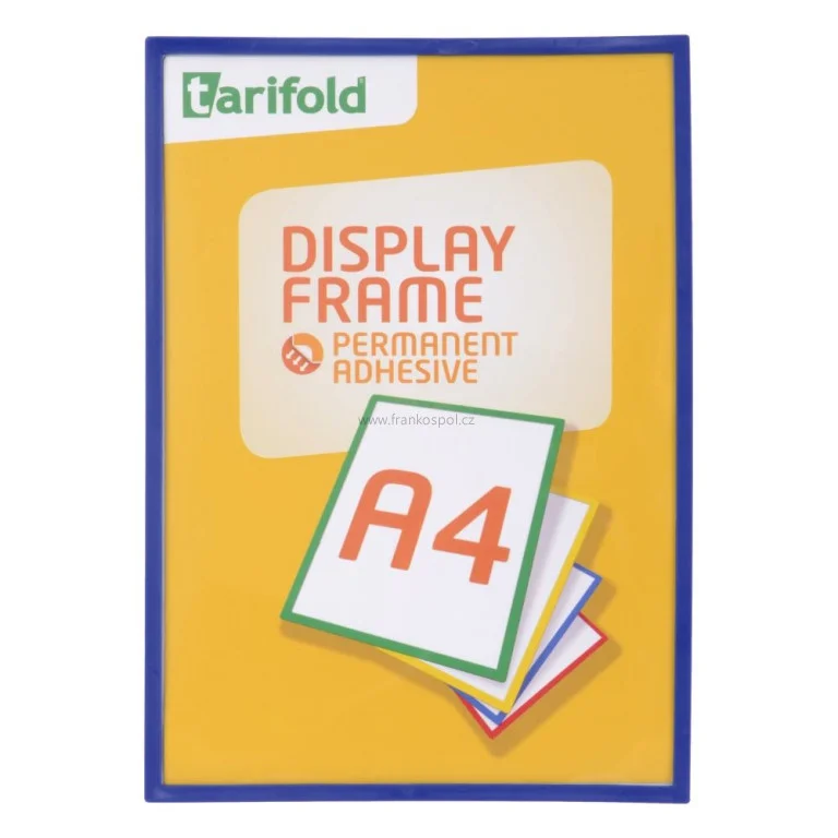 Pouze Dnes Samolepící rámeček TARIFOLD Display Frame A4, modrý