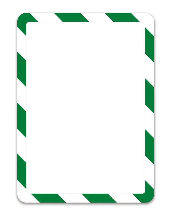 Autentický Samolepící rámeček TARIFOLD Magneto bezpečnostní A4, zelená/bílá