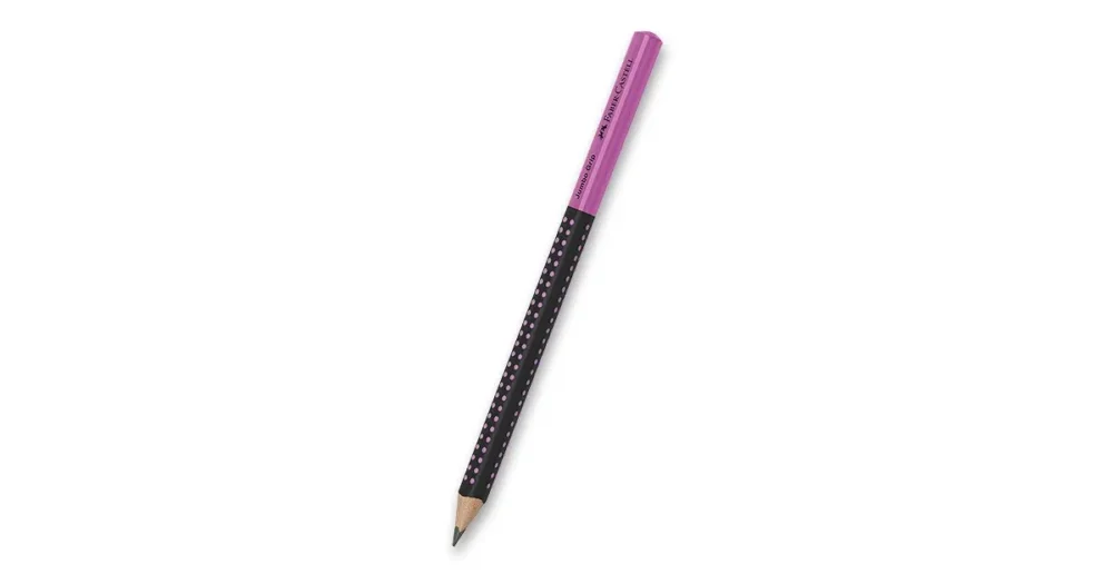 Grafitová tužka Faber-Castell Grip Jumbo Two Tone, tvrdost HB - černá/růžová Objednat Nyní