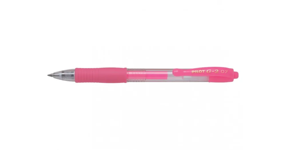 Expresní Doručení Gelový roller Pilot G-2 NEON, střední hrot 0,7mm - neonová růžová