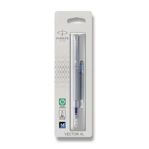 Sezónní Sleva Parker Vector XL Blue - plnící pero, hrot M, blistr