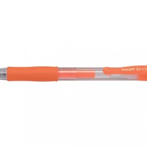 Značkový Gelový roller Pilot G-2 NEON, střední hrot 0,7mm - neonová oranžová