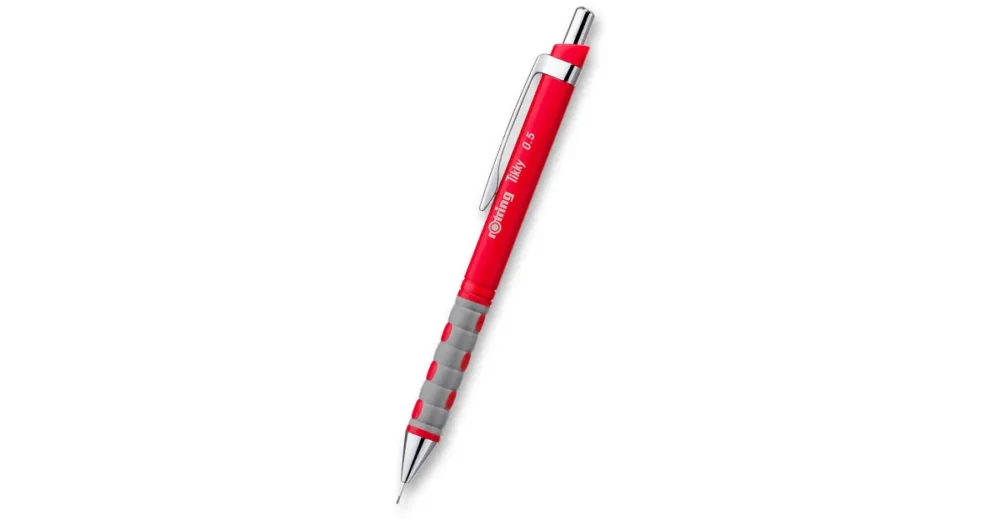 Výprodej Mechanická tužka Rotring Tikky Color, 0,5 mm - červená