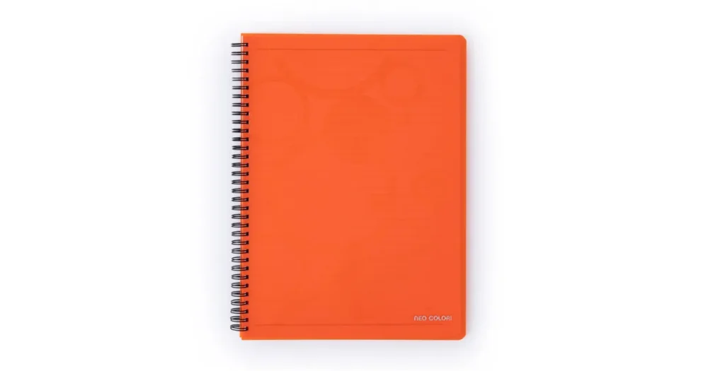 Twin wire blok A5 PP NEO COLORI oranžová Levný