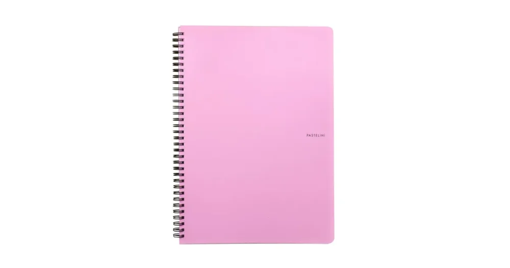Twin wire blok A5 PP Karton P+P - PASTELINI růžová Vrácení Zdarma