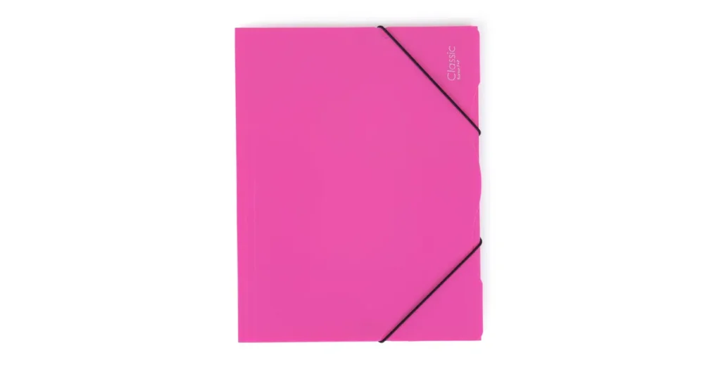 Levný Sloha s gumou A4 PP Karton P+P - Classic magenta
