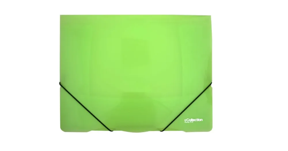 Výhodná Nabídka Sloha s gumou A4 PP Karton P+P - eCollection zelená