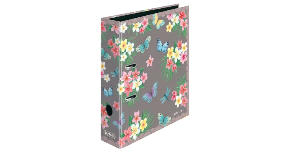 Horká Nabídka Pořadač Herlitz pákový A4/8 cm lamino -Ladylike Motýlci