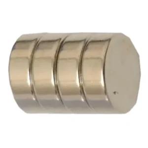 Super silné magnety - kotouč, Ø 12 mm, stříbrný/ 4ks Finální Výprodej