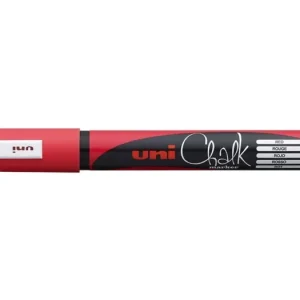 Akční Cena Křídový popisovač UNI Chalk Marker PWE-5M, 1,8-2,5 mm - červený