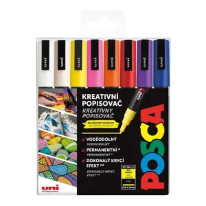 Sada dekoračních popisovačů Posca PC-3M, 0,9-1,3 mm, 16 barev Hit Sezóny