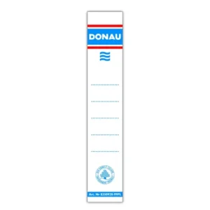 Must-Have Štítky pro pořadače 33x153 mm/20ks, DONAU - samolepící bílé