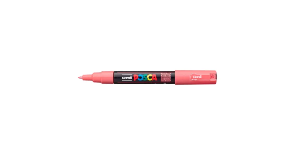 Dekorační popisovač Posca PC-1M, 0,7 - 1 mm, korálově růžová (66) Poslední Šance