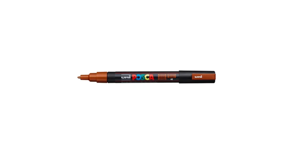 Bezpečná Platba Dekorační popisovač Posca PC-3M, 0,9 - 1,3 mm, bronzová (42)