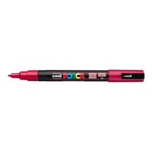 Dekorační popisovač Posca PC-3M, 0,9 - 1,3 mm, tmavě červená (14) Originální