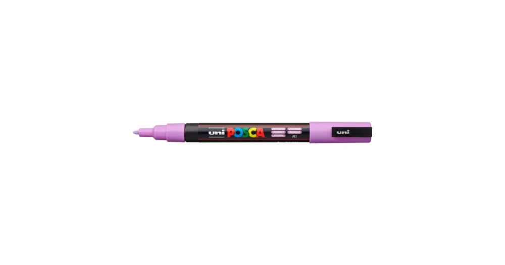 Dekorační popisovač Posca PC-3M, 0,9 - 1,3 mm, levandulová (P11) Rychlé Dodání