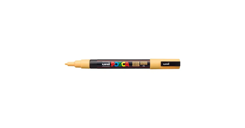 Víkendová Akce Dekorační popisovač Posca PC-3M, 0,9 - 1,3 mm, meruňková (P4)