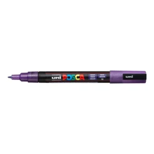Aktuální Dekorační popisovač Posca PC-3ML, 0,9 - 1,3 mm, třpytivě fialová (L12)