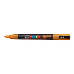Dekorační popisovač Posca PC-3ML, 0,9 - 1,3 mm, třpytivě oranžová (L4) Omezená Nabídka