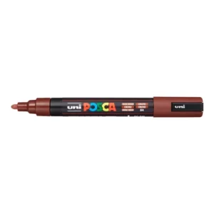 Autentický Dekorační popisovač Posca PC-5M, 1,8 - 2,5 mm, kakaová (84)