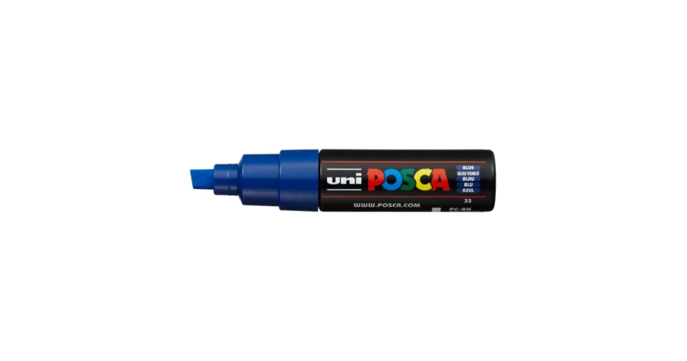 Cenový Hit Dekorační popisovač Posca PC-8K, 8 mm, modrá (33)
