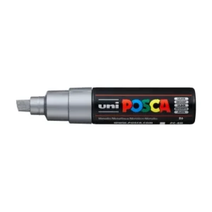 Dekorační popisovač Posca PC-8K, 8 mm, stříbrná (26) Akce