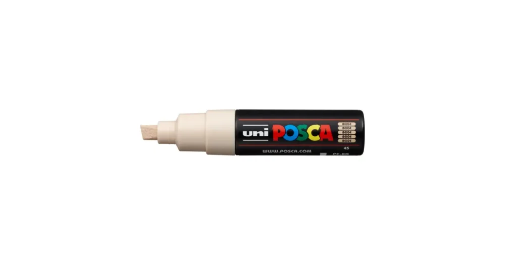 Dekorační popisovač Posca PC-8K, 8 mm, béžová (45) Časově Omezené