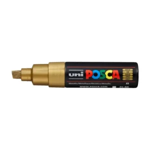 Dekorační popisovač Posca PC-8K, 8 mm, zlatá (25) Super Cena