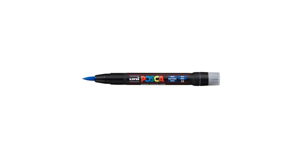 Dekorační popisovač PoscaPCF-350, 8 mm, modrá (33) Víkendová Akce