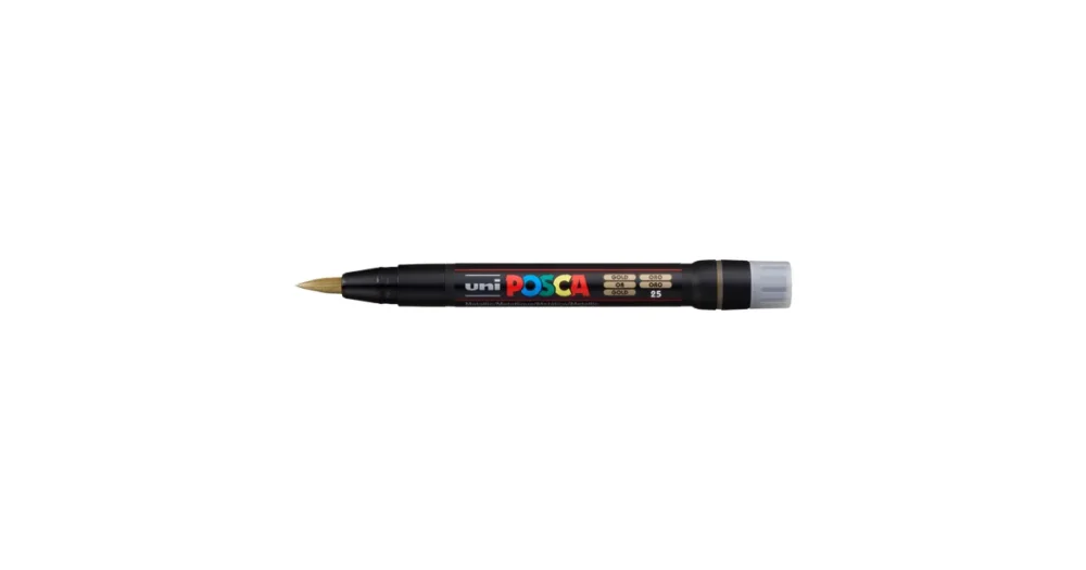 Cenový Hit Dekorační popisovač PoscaPCF-350, 8 mm, zlatá (25)