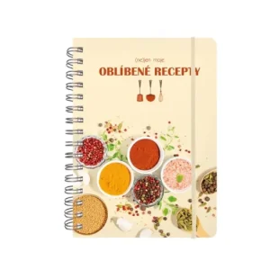 Značkový Kniha na recepty 2 MFP, 220x158mm, 80 listů