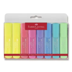 Sada zvýrazňovačů Faber-Castell Textliner 1546, pastelové - 8 kusů Akce