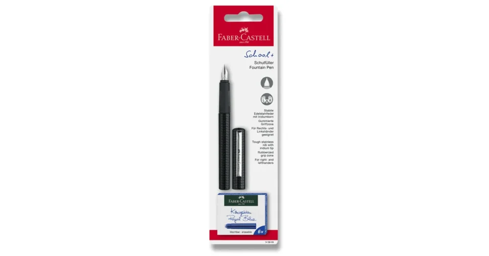 Nejprodávanější Bombičkové pero Faber-Castell hrot M - modré