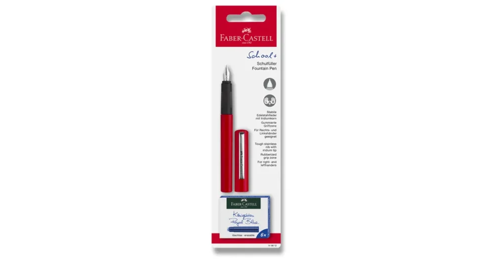 Koupit Online Bombičkové pero Faber-Castell hrot M - červené